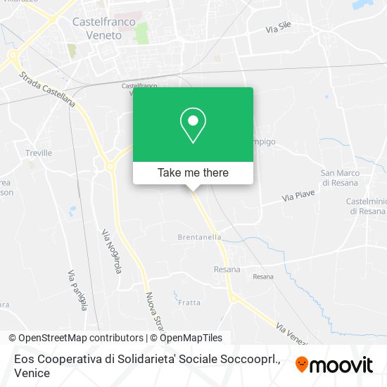 Eos Cooperativa di Solidarieta' Sociale Soccooprl. map
