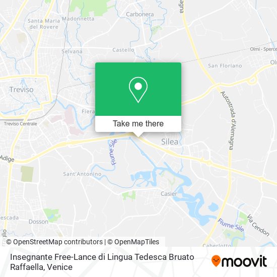 Insegnante Free-Lance di Lingua Tedesca Bruato Raffaella map