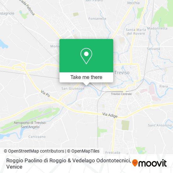 Roggio Paolino di Roggio & Vedelago Odontotecnici map