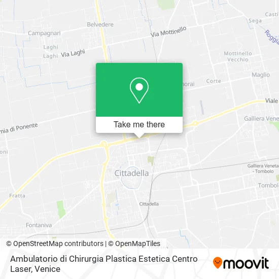 Ambulatorio di Chirurgia Plastica Estetica Centro Laser map