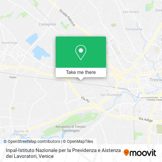 Inpal-Istituto Nazionale per la Previdenza e Aistenza dei Lavoratori map