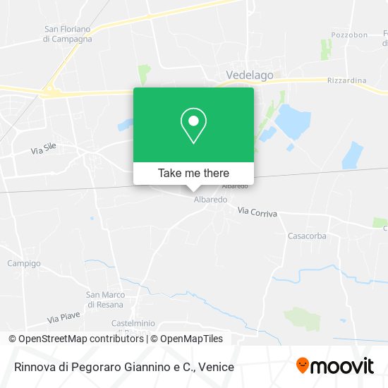 Rinnova di Pegoraro Giannino e C. map