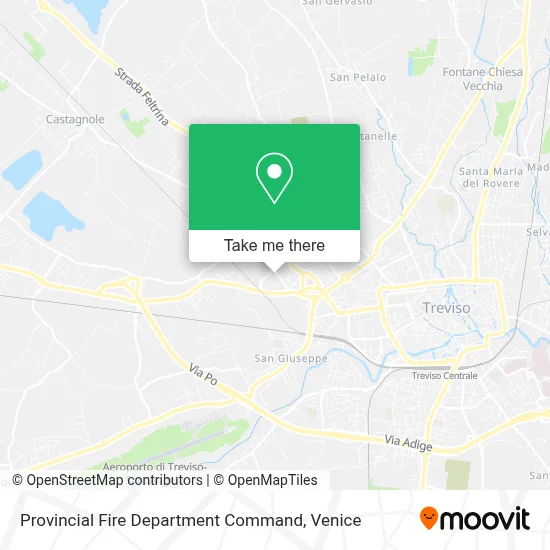 Provincial Fire Department Command map