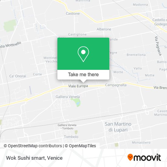 Wok Sushi smart map