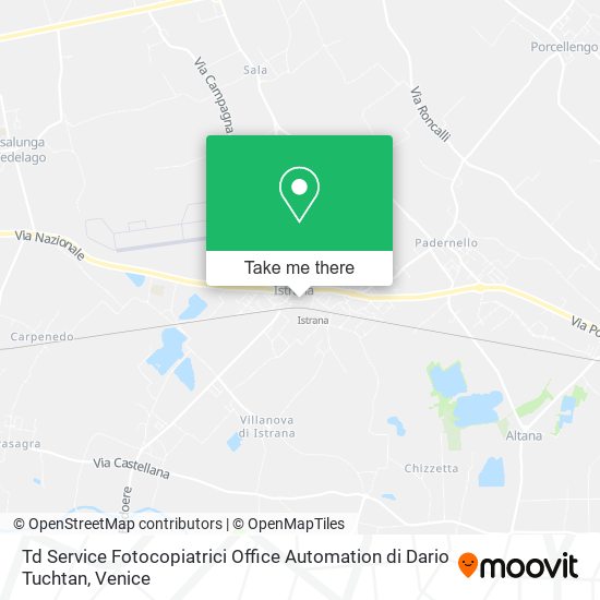 Td Service Fotocopiatrici Office Automation di Dario Tuchtan map