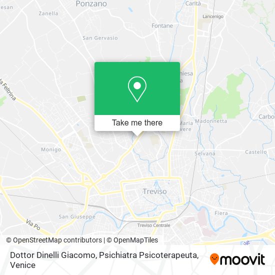 Dottor Dinelli Giacomo, Psichiatra Psicoterapeuta map