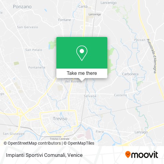 Impianti Sportivi Comunali map