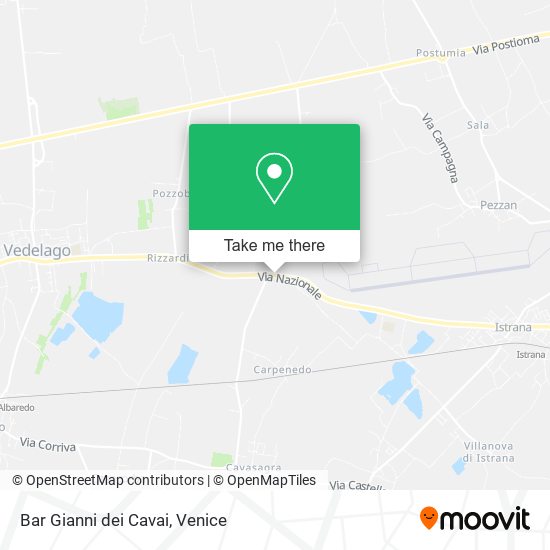 Bar Gianni dei Cavai map