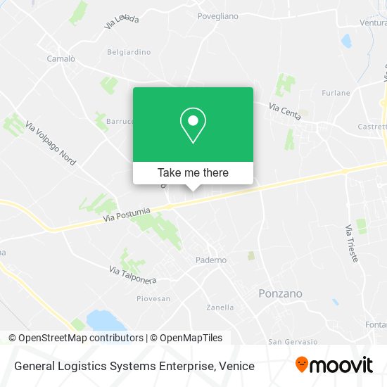 General Logistics Systems Enterprise map