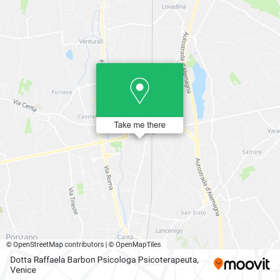 Dotta Raffaela Barbon Psicologa Psicoterapeuta map