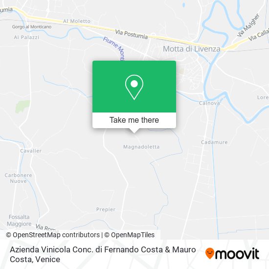 Azienda Vinicola Conc. di Fernando Costa & Mauro Costa map