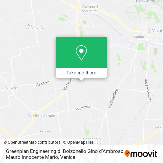 Greenplan Engineering di Bolzonello Gino d'Ambroso Mauro Innocente Mario map