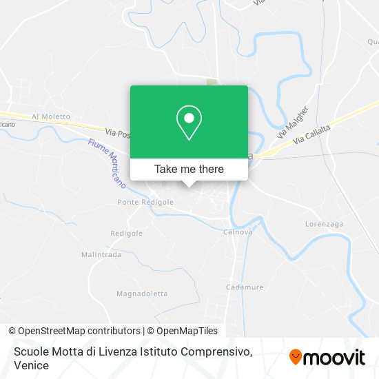 Scuole Motta di Livenza Istituto Comprensivo map