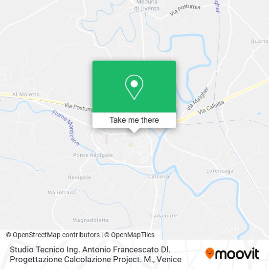 Studio Tecnico Ing. Antonio Francescato Dl. Progettazione Calcolazione Project. M. map