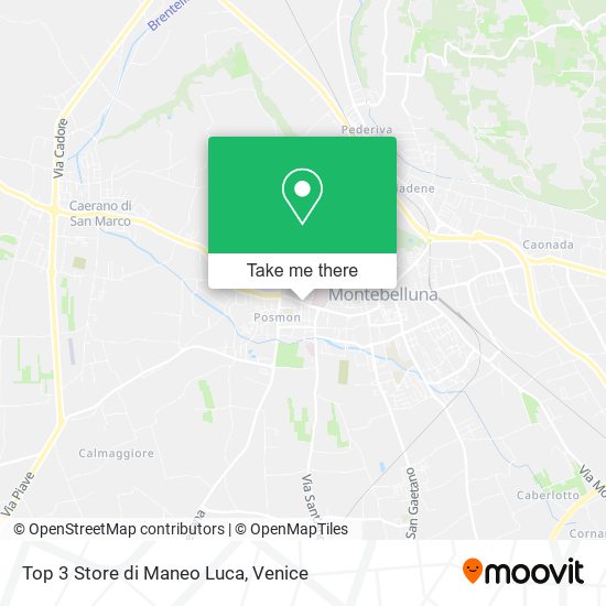 Top 3 Store di Maneo Luca map