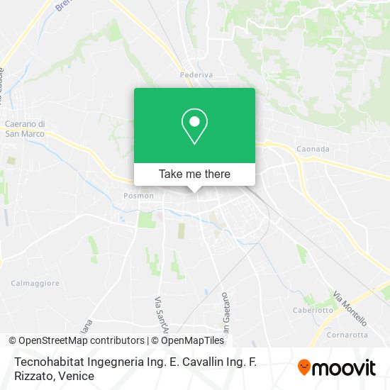 Tecnohabitat Ingegneria Ing. E. Cavallin Ing. F. Rizzato map