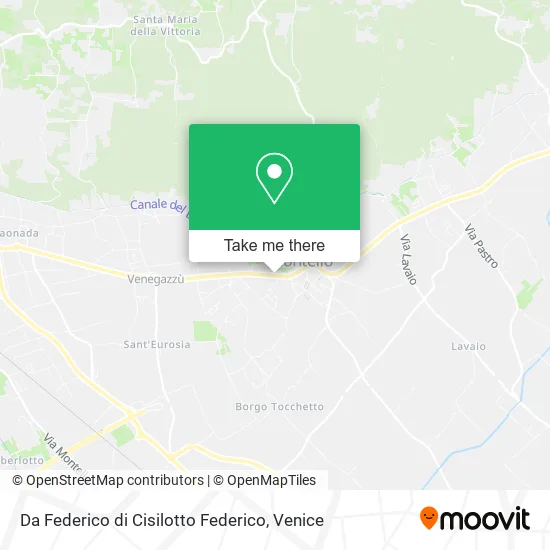 Da Federico di Cisilotto Federico map