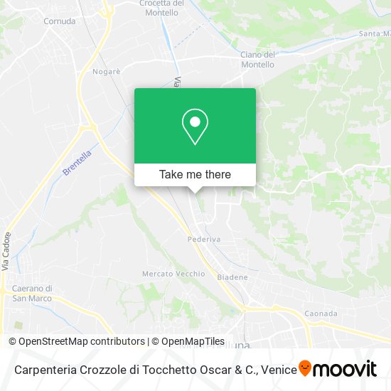 Carpenteria Crozzole di Tocchetto Oscar & C. map