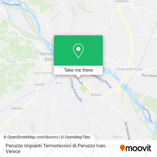 Peruzzo Impianti Termotecnici di Peruzzo Ivan map