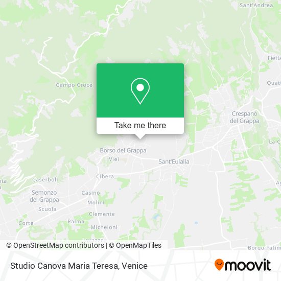 Studio Canova Maria Teresa map
