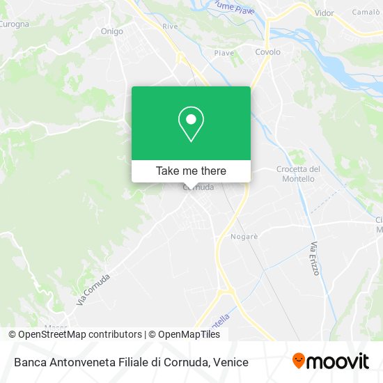 Banca Antonveneta Filiale di Cornuda map