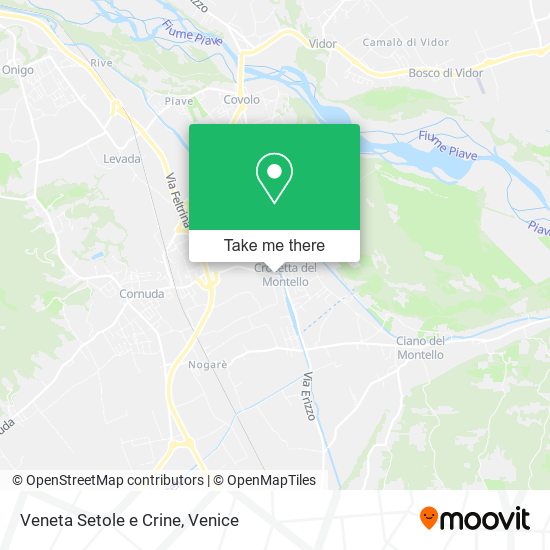 Veneta Setole e Crine map