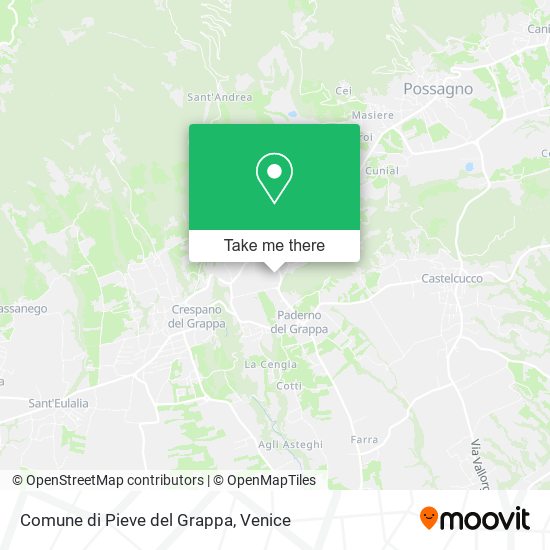 Comune di Pieve del Grappa map