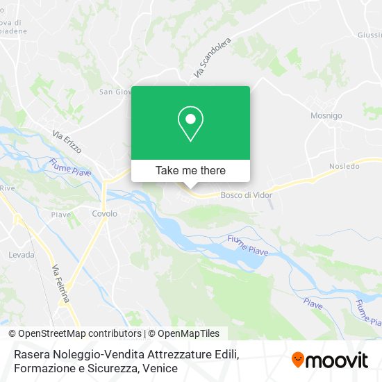 Rasera Noleggio-Vendita Attrezzature Edili, Formazione e Sicurezza map