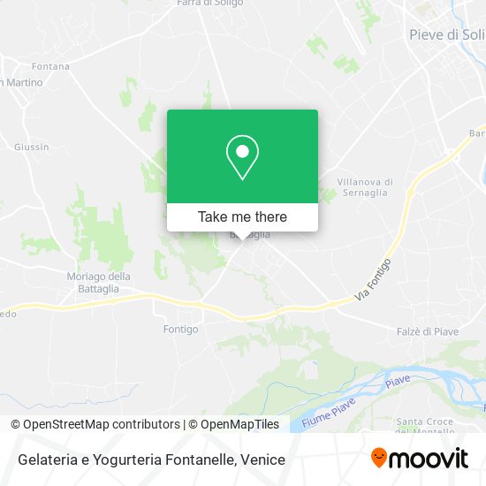 Gelateria e Yogurteria Fontanelle map