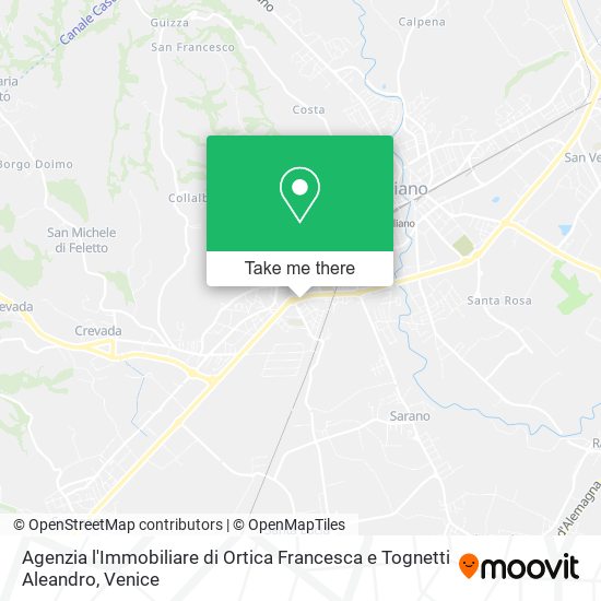 Agenzia l'Immobiliare di Ortica Francesca e Tognetti Aleandro map