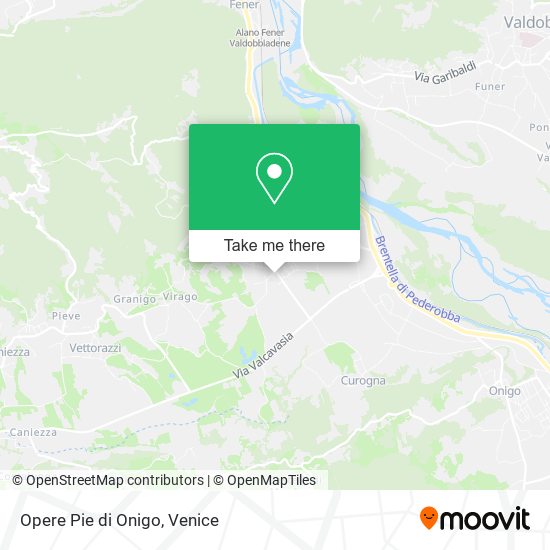 Opere Pie di Onigo map