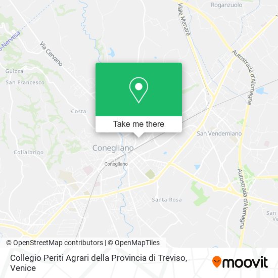 Collegio Periti Agrari della Provincia di Treviso map