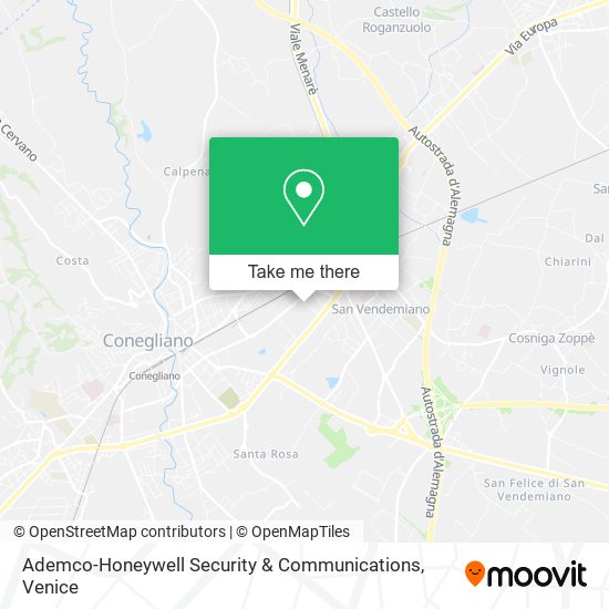 Ademco-Honeywell Security & Communications map