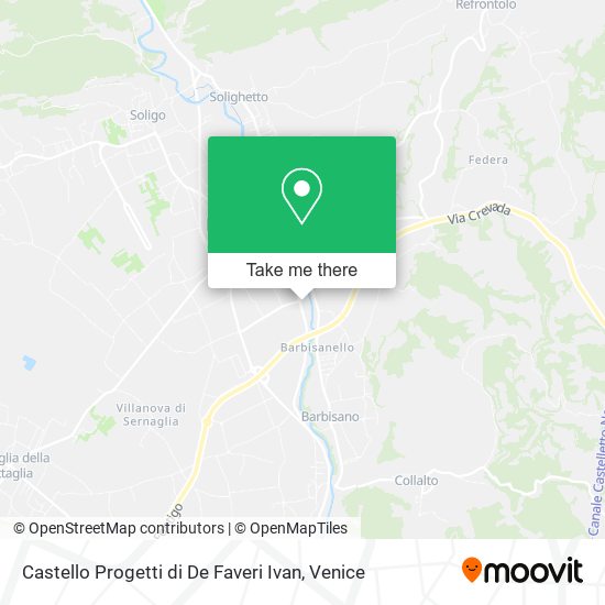 Castello Progetti di De Faveri Ivan map