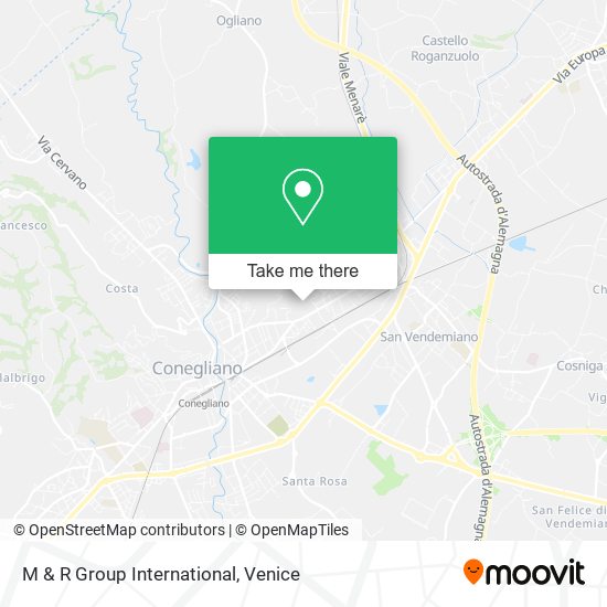 M & R Group International map
