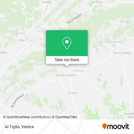 Al Tiglio map