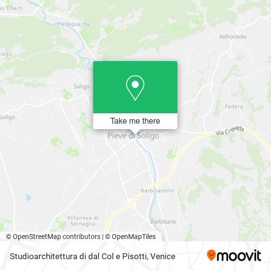 Studioarchitettura di dal Col e Pisotti map