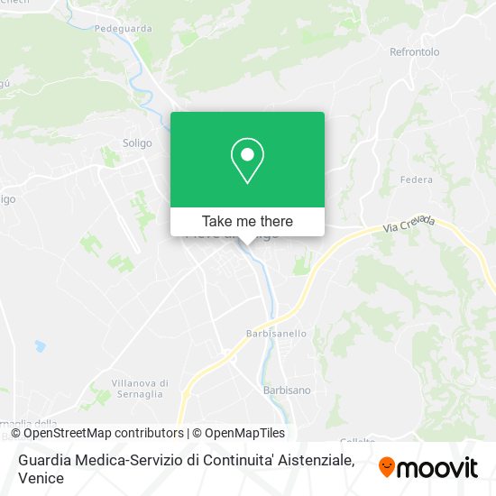 Guardia Medica-Servizio di Continuita' Aistenziale map