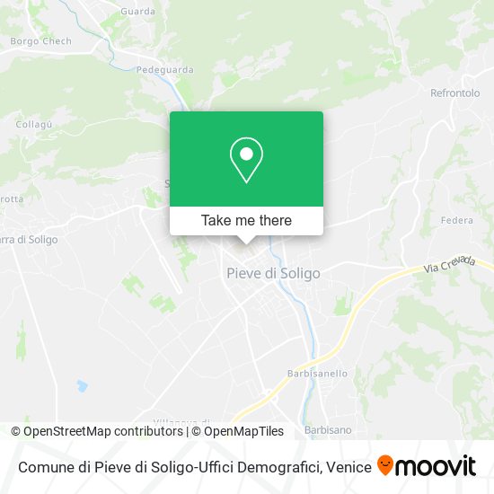 Comune di Pieve di Soligo-Uffici Demografici map