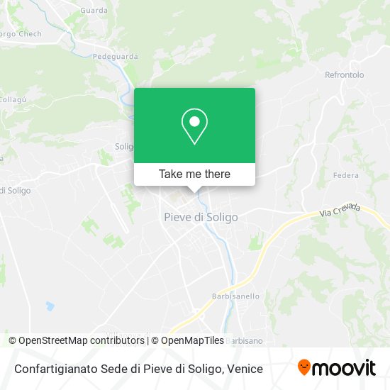 Confartigianato Sede di Pieve di Soligo map