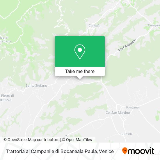 Trattoria al Campanile di Bocaneala Paula map