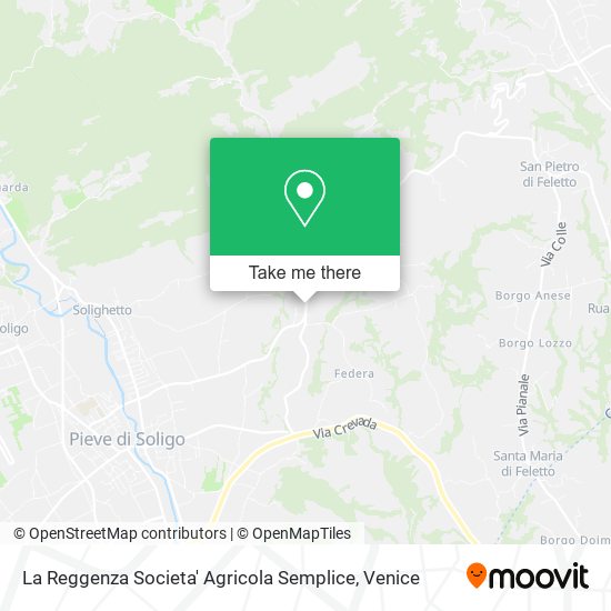 La Reggenza Societa' Agricola Semplice map