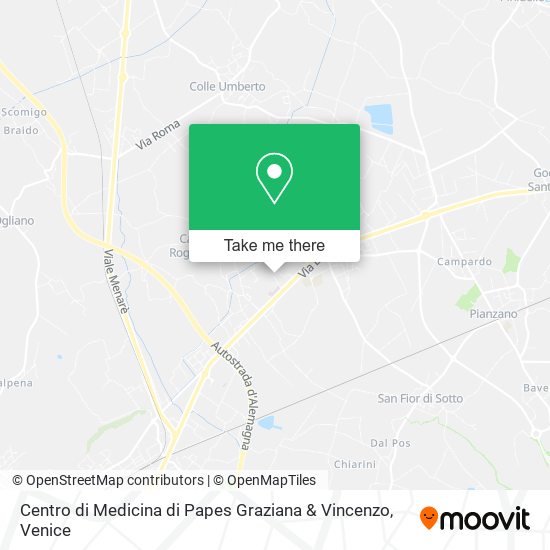 Centro di Medicina di Papes Graziana & Vincenzo map