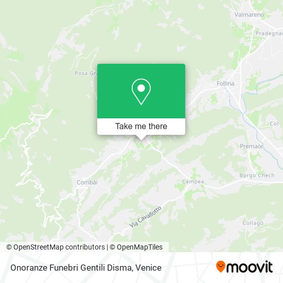 Onoranze Funebri Gentili Disma map