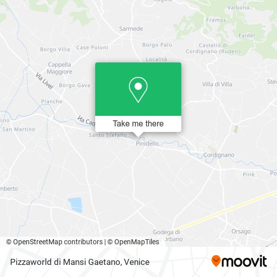 Pizzaworld di Mansi Gaetano map