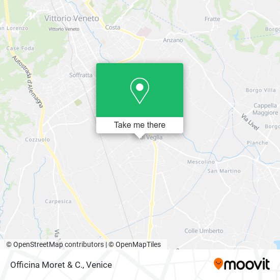 Officina Moret & C. map