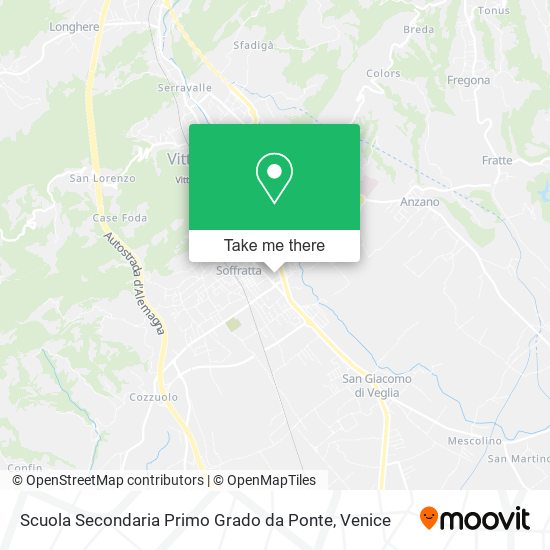 Scuola Secondaria Primo Grado da Ponte map