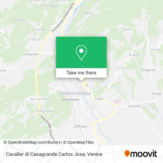 Cavaller di Casagrande Carlos Jose map