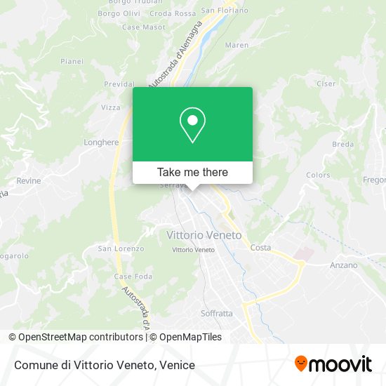 Comune di Vittorio Veneto map