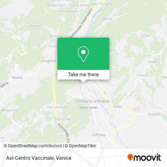 Asl-Centro Vaccinale map